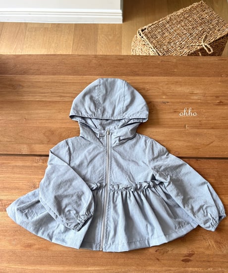 6[予約]ohho summer frill windbreaker