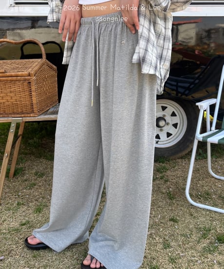 73[予約]matilda&lee cool wide pants