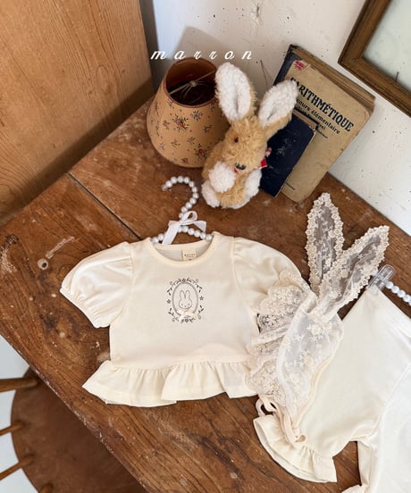 57[予約]marron rabbit hairband