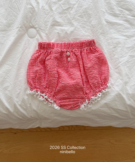 103[予約]ninibello sour lace bloomers(baby)