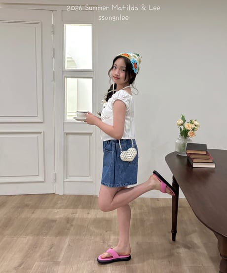 67[予約]matilda&lee wrinkle denim pants