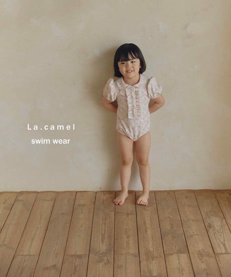 26[予約]La.camel rose swimwear