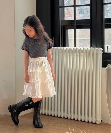 62[予約]ninibello peony cancan skirt