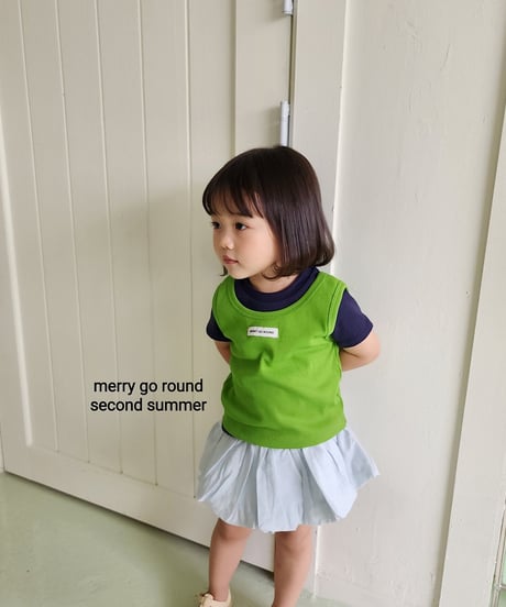 58[予約]merry go round jelly sleeveless set