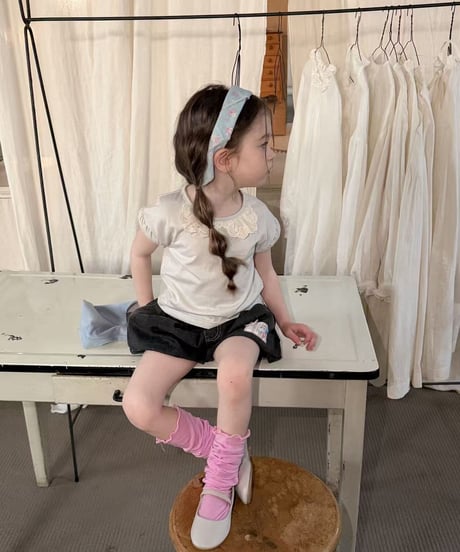 49[予約]aiai lovely lace collared top