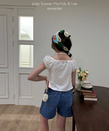 84[予約]matilda&lee crinkle tank top set