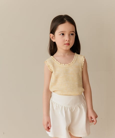 3[予約]mon Atelier sabet frill camisole