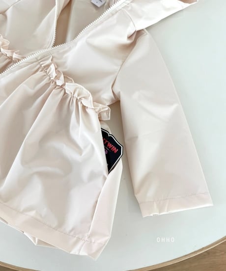 7[予約]ohho ohho frill rain jacket