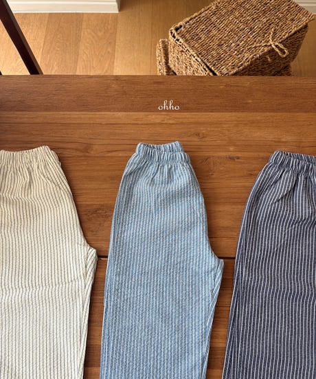 4[予約]ohho pepper strope pants