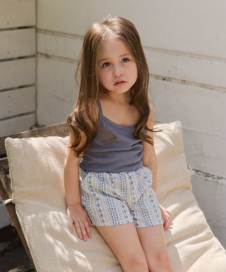 36[予約]mon Atelier morocco shorts