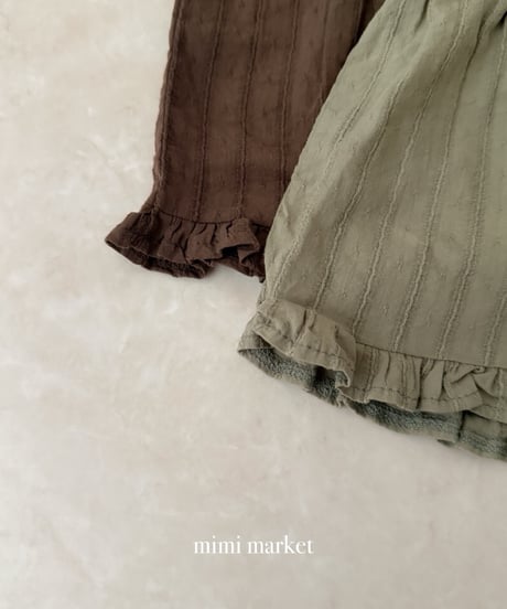 16[予約]mimi market frill shorts