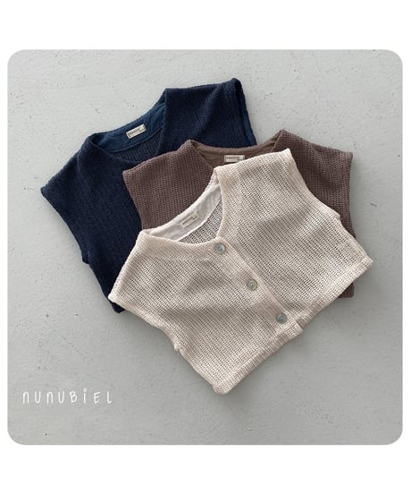 27[予約]nunubiel lemon vest