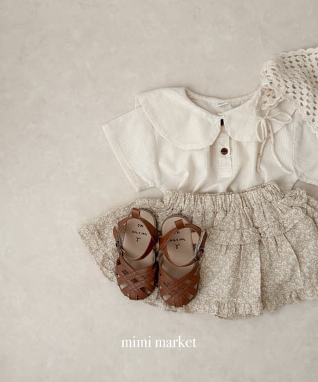 21[予約]mimi market linen sailor blouse
