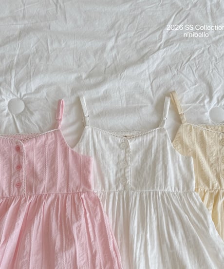 33[予約]ninibello milk tank top blouse