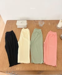 38[予約]ohho heart pleated pants