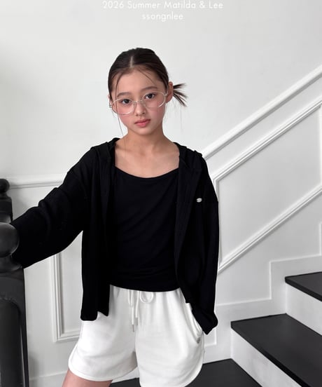 90[予約]matilda&lee summer hooded cardigan
