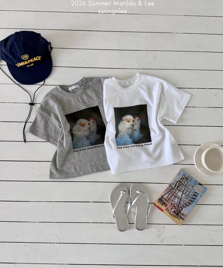 35[予約]matilda&lee friends dog tee