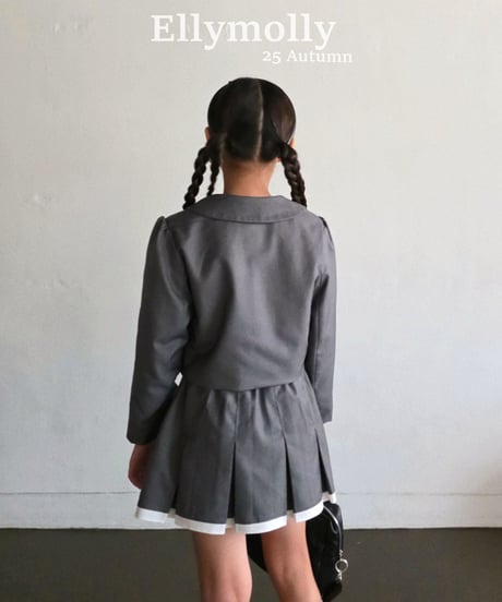 [即納]ELLYMOLLY shushu crop jk