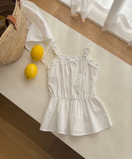 32[予約]ninibello shine tank top blouse