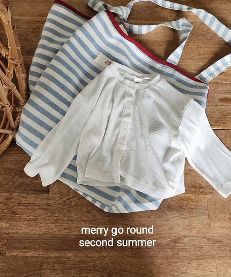 65[予約]merry go round flowy rib cardigan