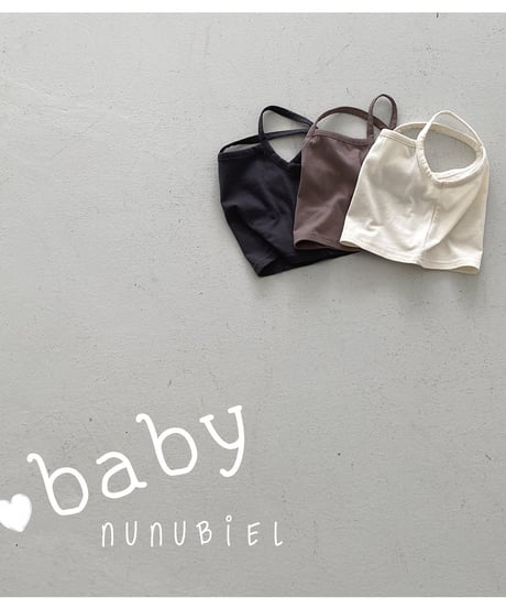 36[予約]nunubiel bebe madeleine sleeveless