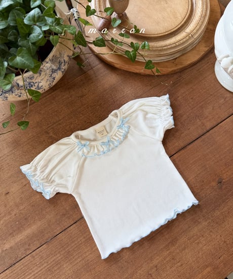 6[予約]marron mimi t-shirt(XS-L)