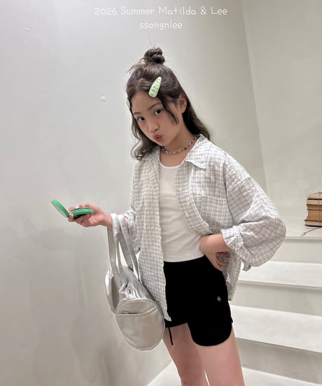 85[予約]matilda&lee joy check shirt
