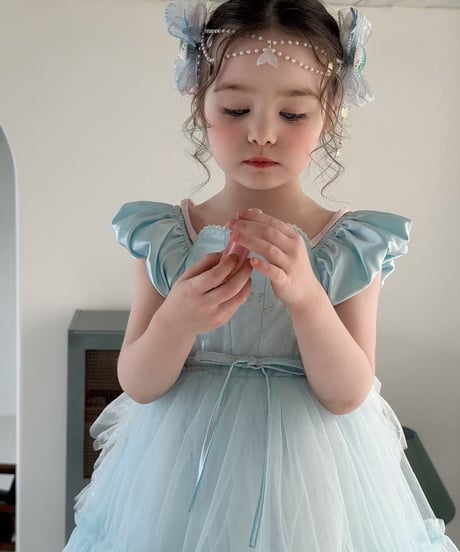 1[予約]aiai blue fairy tutu dress
