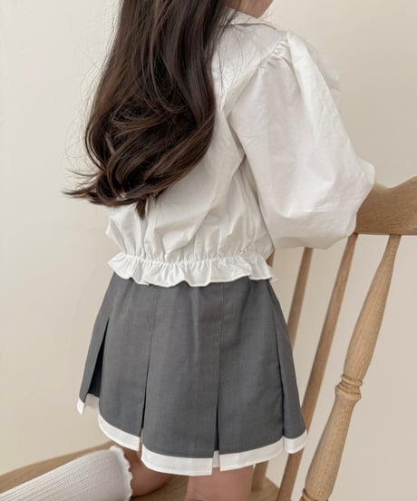 [即納]ELLYMOLLY shushu color skirt