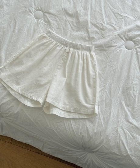 50[予約]ninibello butter button pants
