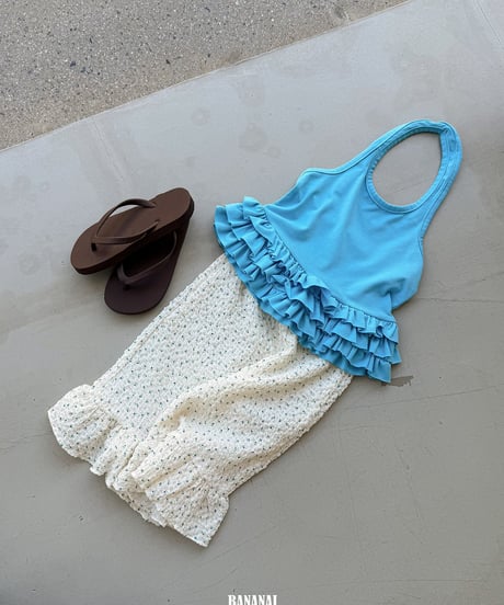 65[予約]BANANAJ pony frill pants