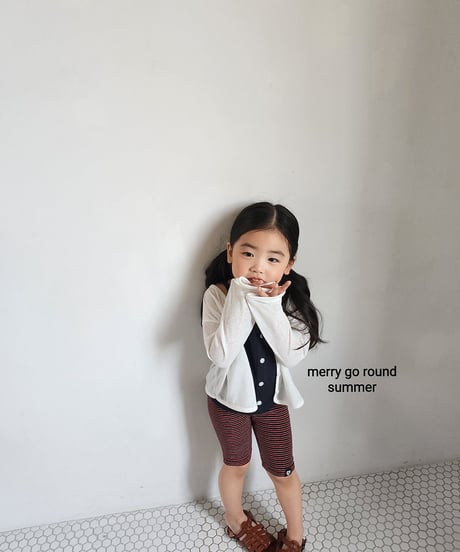 30[予約]merry go round slub cardigan