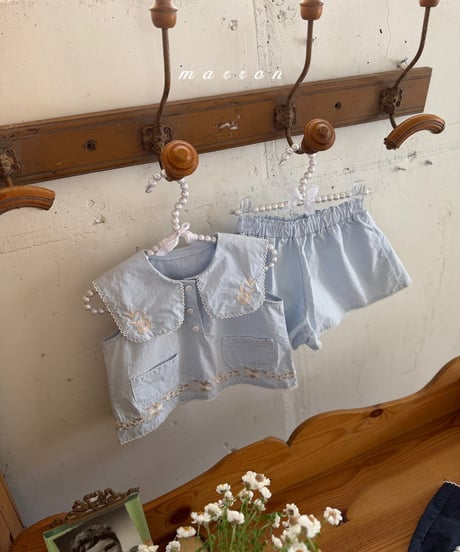 11[予約]marron lily blouse(XS-L)