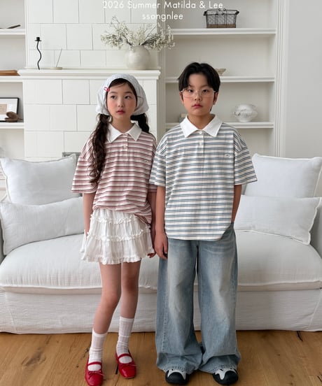 50[予約]matilda&lee jelly collar tee