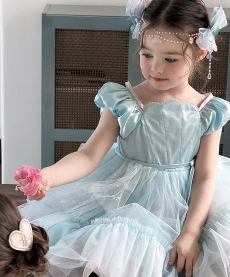 1[予約]aiai blue fairy tutu dress