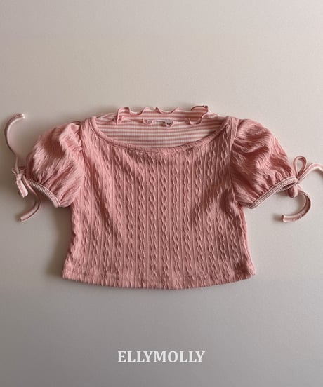 237[予約]ELLYMOLLY coco puff top