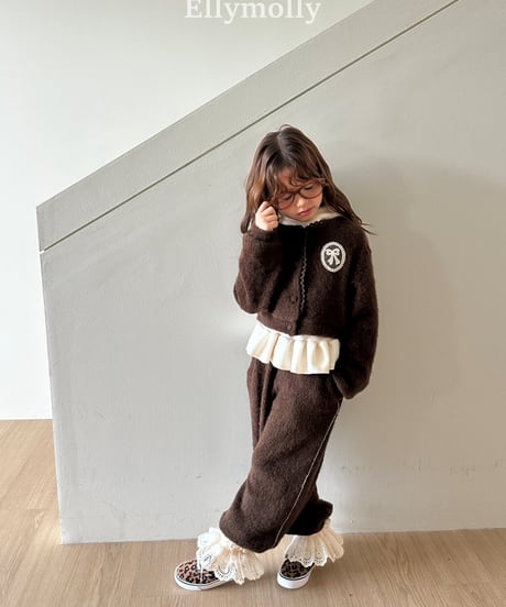 23[予約]ELLYMOLLY fuzzy hug jogger pants
