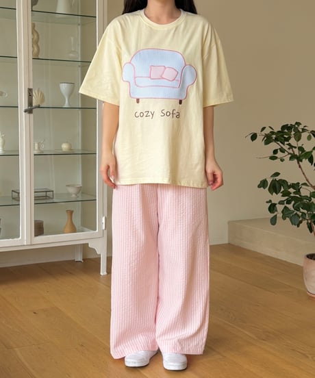 16[予約]ninibello cozy sofa short sleeve t-shirt(adult)