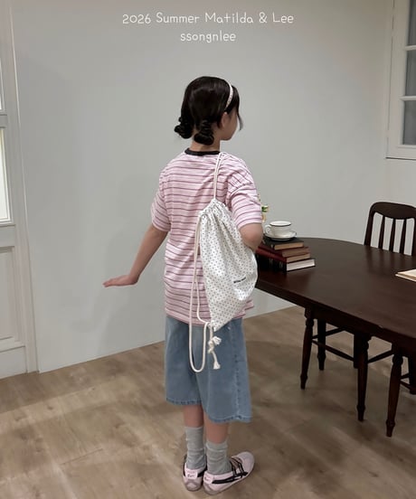 40[予約]matilda&lee slow border tee