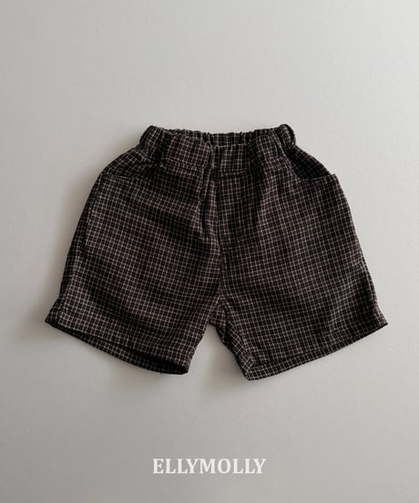 229[予約]ELLYMOLLY dayfit check shorts
