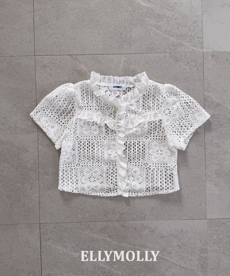 20[予約]ELLYMOLLY rosy crochet bl