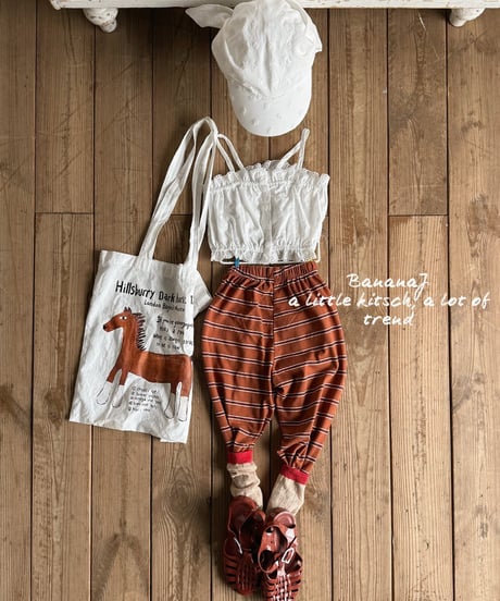 48[予約]BANANAJ bread loaf pants