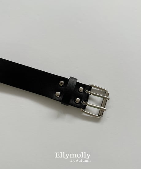 118[予約]送料無料 ELLYMOLLY two line king belt