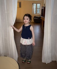 76[予約]aiai loose fit check pants