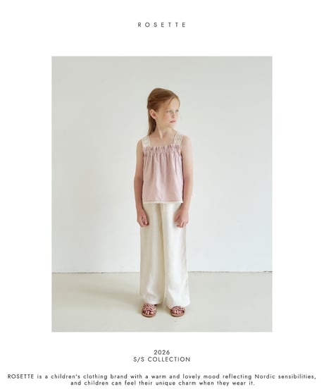 19[予約]ROSETTE dove pants