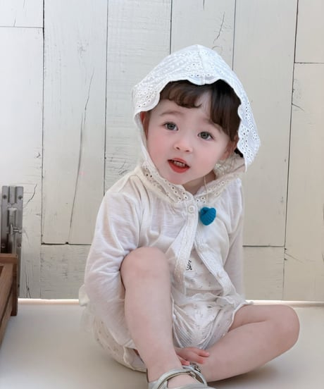 48[予約]mydaughter snow angel hood cardigan