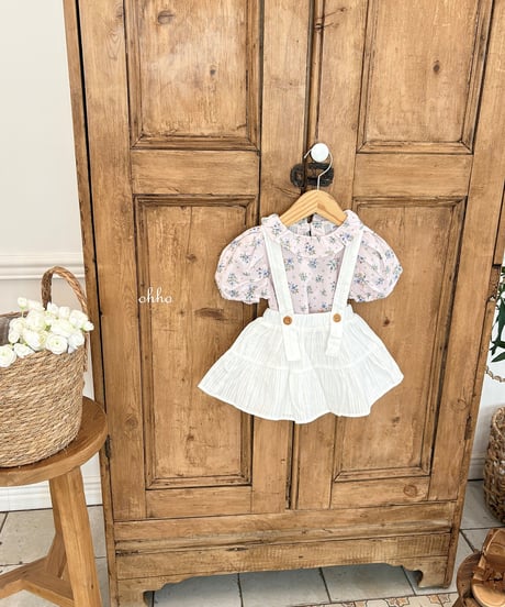 30[予約]ohho rose frill blouse