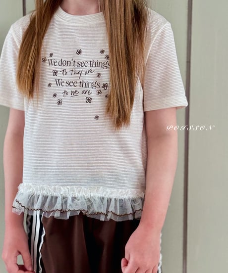 8[予約]poisson bloom puff tee