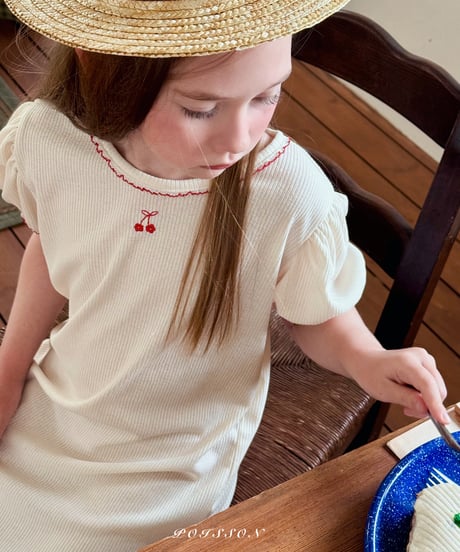5[予約]poisson cherry puff tee