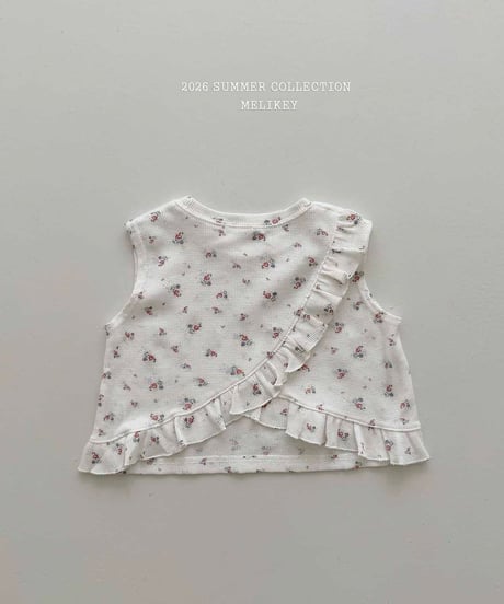 61[予約]melikey dindin frill sleveless t-shirt